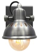 Vintage Wall Light Dark Grey Pewter Finish Adjustable Swivel Spot Wall Light  
