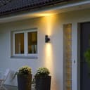 Modern GU10 Black Double Up Down Outdoor Stainless Steel Wall Light ZLC035B