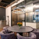 Modern Round Chandelier LED 3 Ring Ceiling Pendant Light Warm White 