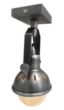 Vintage Ceiling Stainless Steel Pewter Finish Adjustable Swivel Spot Light