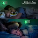 Automatic Green LED Night Light Plug In Energy Saving Dusk 2 Dawn 