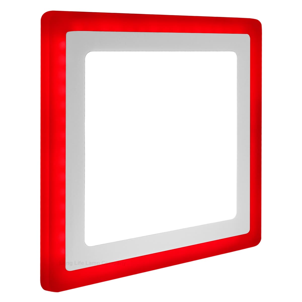 18w + 6w Square Recessed LED Ceiling Panel Light Dual Colour Cool White/Red
