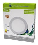 12w LED Round Recessed Ceiling Panel Light Ultra Slim Warm White