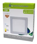 12w LED Square Recessed Ceiling Panel Warm White 3000K