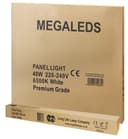 40w 600 x 600 Surface Mount Frame with LED Panel White Body 6500k 
