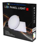 12w + 4w Square Recessed LED Ceiling Panel Light Dual Colour Cool White/Red