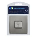 Metal Gloss Brushed Chrome Fan Isolator Switch 10A Screwless Finish N311DME