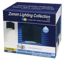 Black Finish Stainless Steel Mini Cube Single Outdoor Wall Light ZLC064B
