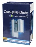 Single Outdoor Wall Light Dusk Till Dawn Sensor Stainless Steel Finish IP65 ZLC088