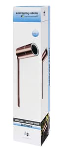Outdoor Garden Spike Light Adjustable Stainless Steel Copper Finish ZLC306C