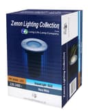 5w Outdoor Ground Walkover Light Round Warm White Brushed Chrome GL02WW