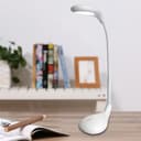 LED USB Rechargeable Portable Flexible 3 in 1 Table Desk Lamp Cool & Warm White