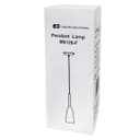 Modern Scone Ceiling Pendant Light Black Metal Slim Lampshade Contemporary M0128 with 7w E14 Candle CW 