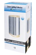 Modern 6W LED Double Outdoor Wall Light Stainless Steel Warm White ZLC320WW