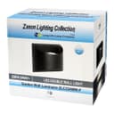 Modern LED Outdoor Wall Light Black Warm White ZLC324WW