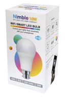 10W B22 LED Smart WiFi Light Bulb Colour Changing Mood Lamp