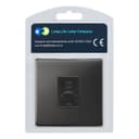 1 Gang Ethernet Port Data Socket CAT 5 Wall Plate Black Nickel Polished N442GME