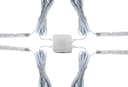 6 x 30cm Plug In LED Blue Under Kitchen Cupboard Cabinet Strip Lights