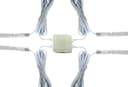 4 x 30cm Plug In LED Under Kitchen Cupboard Cabinet Strip Light Daylight White
