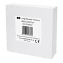 1 Gang Intermediate Single Light Switch Gloss Brush Chrome Screwless Plate N313DME 