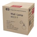 Industrial Glass Globe Smoked Grey Wall Light M0231