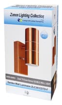 Outdoor Double Wall Light Dusk Till Dawn Sensor Copper IP65 ZLC341CDTD
