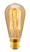 60w Squirrel Cage Vintage Edison B22 Bayonet Bulb ST58