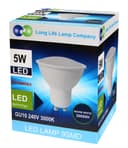 10 Pack 5w SMD LED GU10 High Brightness Warm White 3000K