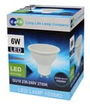10 Pack 6w SMD LED GU10 50w Brightness Warm White