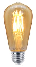 Retro Vintage LED 6w Dimmable Squirrel Cage Bulb Smoked Gold Glass ST58 E27
