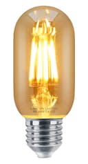 Retro Vintage LED 4W Edison Style Filament Tube Bulb Smoked Gold Glass T45 E27