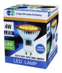 4w Yellow GU10 LED Colour Light Bulb