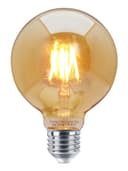 Retro Vintage LED 4w Globe Edison Style Filament Bulb Smoked Gold Glass G95 E27 Edison Screw