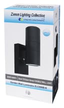 Black Outdoor Up Down Wall Light Dusk Till Dawn Sensor Stainless Steel IP65 ZLC090B