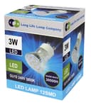Mini GU10 LED Light Bulb 3W SMD Warm White 3000K Replacement For Small Mini Halogen GU10 35mm Very Bright