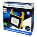 30W LED Rechargeable Work Light Portable Flood Light IP65 6000K Cool White PF30W