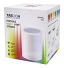 Portable LED Touch Dimmable Mood Lamp Speaker USB Rechargeable 6 Colour Changing Wireless Connection 
