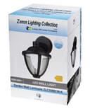 Modern 12W Black LED Outdoor Wall Light Cool White ZLC358BCW Garden Light 