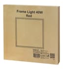 40w LED Recessed Ceiling Panel Frame Border Edge Light Red 600 X 600 PHFL40WRED