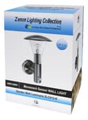 Brushed Stainless Steel Wall Light With Movement Sensor IP44 ZLC012 