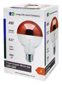4W LED Crown Copper Light Bulb Mirror Top E27 Cool White 6500k