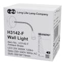 LED Indoor Bedside Reading Wall Light 2W 3000K Antique Brass H3142