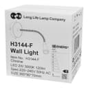 LED Indoor Bedside Reading Wall Light 2W 3000K Chrome H3144