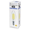 4W LED Candle Light Bulb Cool White 5000K Clear Glass E14 
