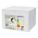 12W Outdoor Modern Round Black LED Wall Light Opal Diffuser 3000K ZLC361B
