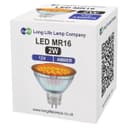 2w MR16 LED Amber Low Voltage Spot light Bulb 12v