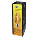 1w LED Twisted Candle B22 Vintage Filament Light Bulb Smoke Glass