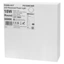 18w Recessed LED Round Panel Light 6500K Continuous Running Hours Philips Driver PH18WCWR