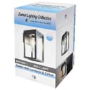 Outdoor Wall Light Lantern Clear Diffuser Rectangular Lantern ZLC376 with LED 4w Warm
