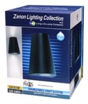 Cone Shape Up Down Outdoor Wall Light Stainless Steel Black Finish ZLC070B 